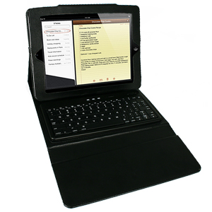 NEW! Wireless Keyboard Leather Case for iPad2