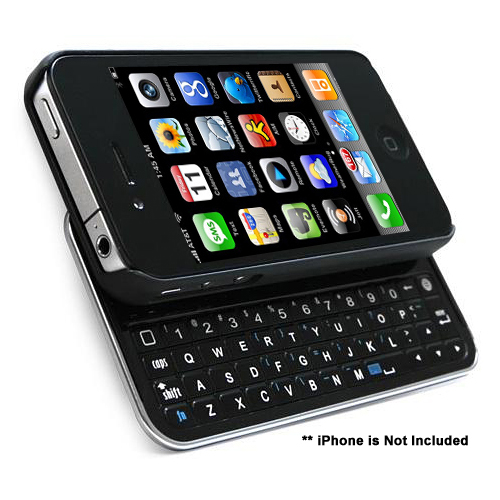 iPhone4/4S Bluetooth Keyboard Case-Black