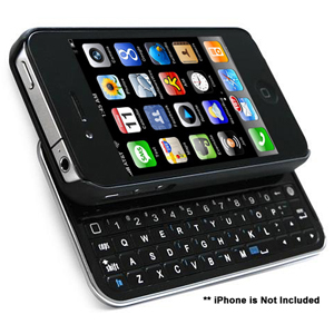 New!! iPhone 4 Sliding Bluetooth Keyboard Hardshell Case
