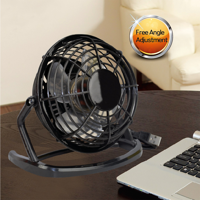 New Portable Super Quiet Mute PC USB Powered Cooling Cooler Desk Fan